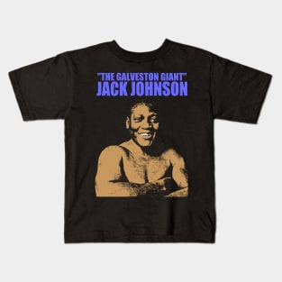 JACK JOHNSON (THE GALVESTON GIANT)-2 Kids T-Shirt